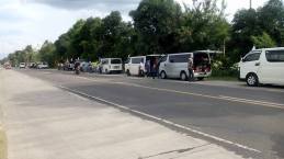 Zamboanga delegation during a brief stopover in Kidapawan, North Cotabato.